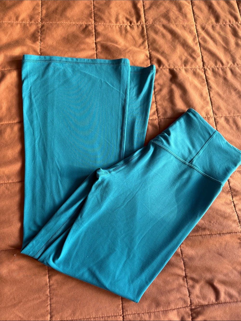 Balance Athletica Teal High-Rise Flare Leggings